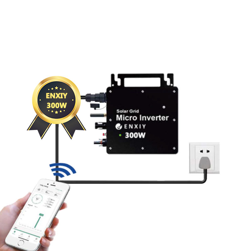 Solar System WIFI On-gird Micro Inverter 300w 500w 600w On Grid Single Phase Solar Panel Micro Inverter