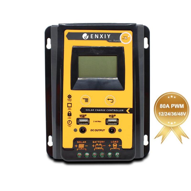 Wholesale Solar System 40A 60A 80A 12v 24v Regulator Auto Controller WiFi Charger Hybrid PV MPPT PWM Solar Charge Controller