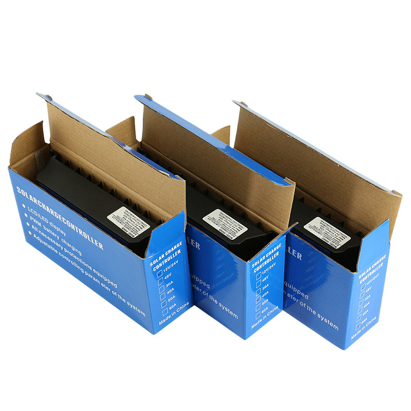Wholesale 10A 20A 30A 40A 50A 60A 80A 12V 24V 48V Auto Manual MPPT PWM Solar Charge Controller