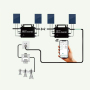 Ready To Ship Solar 600w 700w 800w DC To AC WiFi On Grid Solar System Solar Micro Inverter