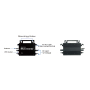 Top Selling On Grid Tie Solar Inverter Smart WIFI App Monitoring 300W 400W 50HZ 60HZ Micro Inverter