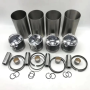 diesel engine parts 4D34T  4D34-T   cylinder liner kit forklift excavator machinery