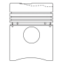 W04CT W06DT PISTON Machinery Engines parts 13211-1982 Piston for DIESEL Engine