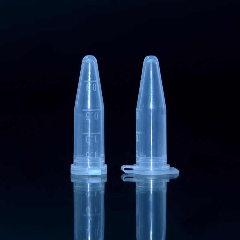 Tubo de microcentrífuga de 1.5 ml de alta calidad con tapa a presión