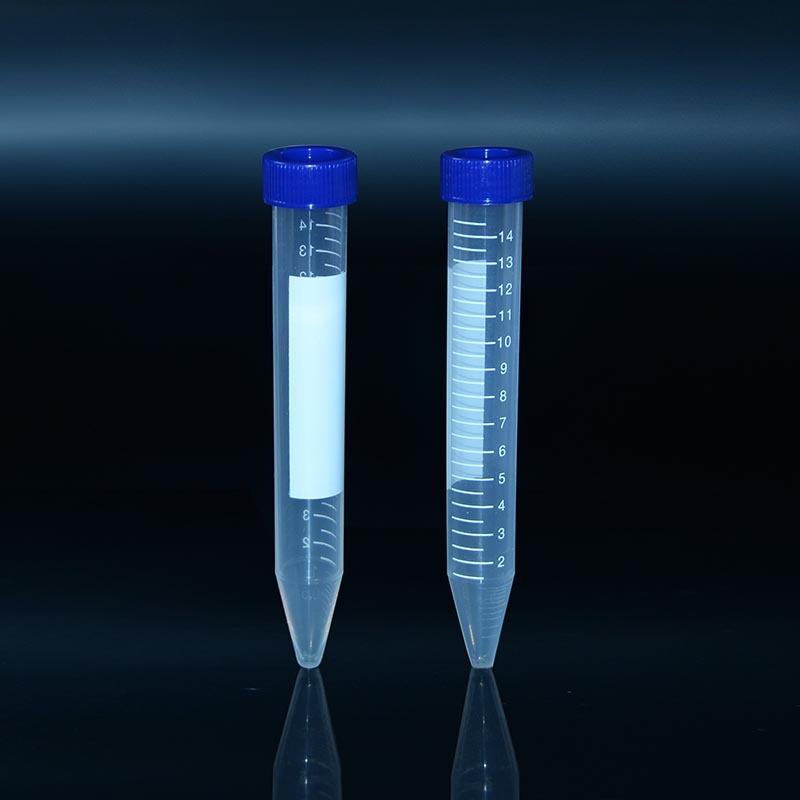 Tubo de centrífuga de 15 ml con fondo cónico de polipropileno