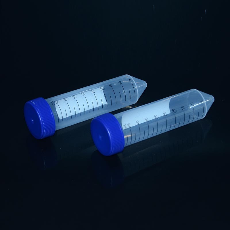 50ml koniese bodem PP sentrifugebuise met skroef plat dop