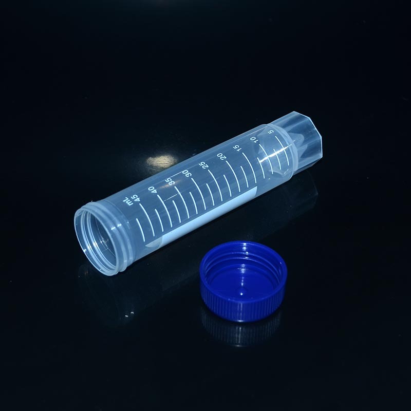 Venta al por mayor de tubos de centrífuga independientes de 50 ml con tapón de rosca