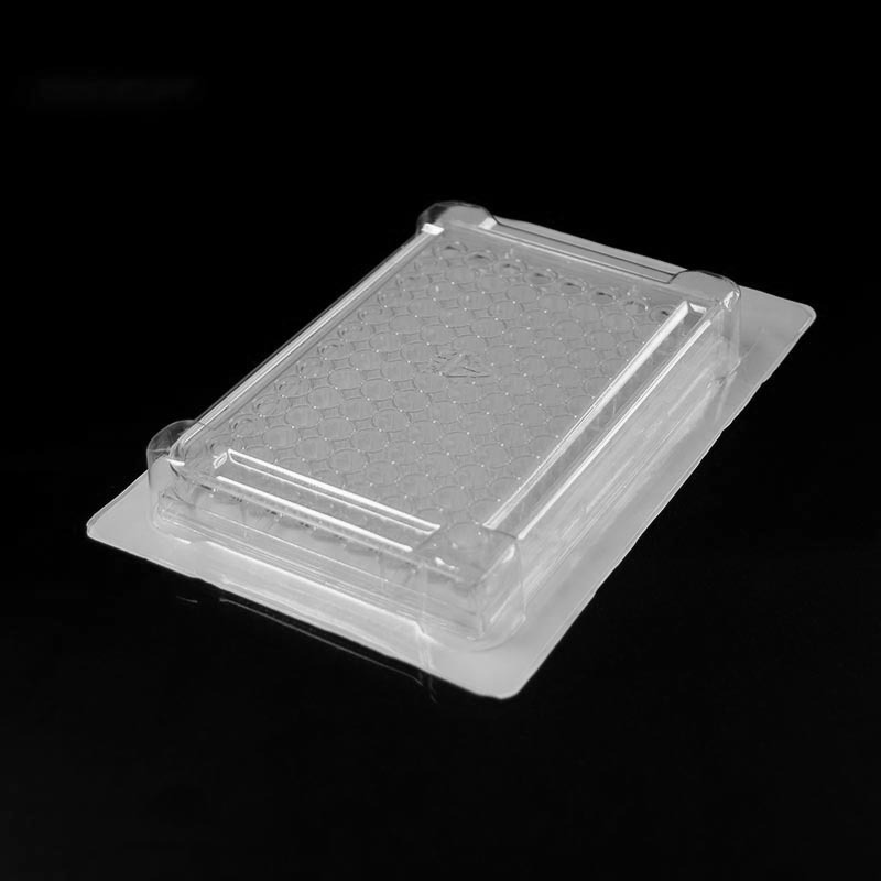 Placa de cultivo de 96 pocillos utilizada para cultivo celular