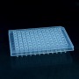 0.2 مل لوحة PCR شفافة نصف متجنبة 96 بئرًا مصنعة