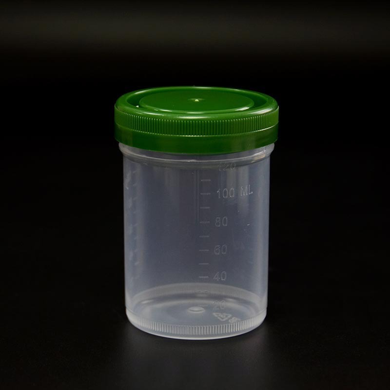 Venta al por mayor de vasos para contenedores de muestras no estériles de 120 ml