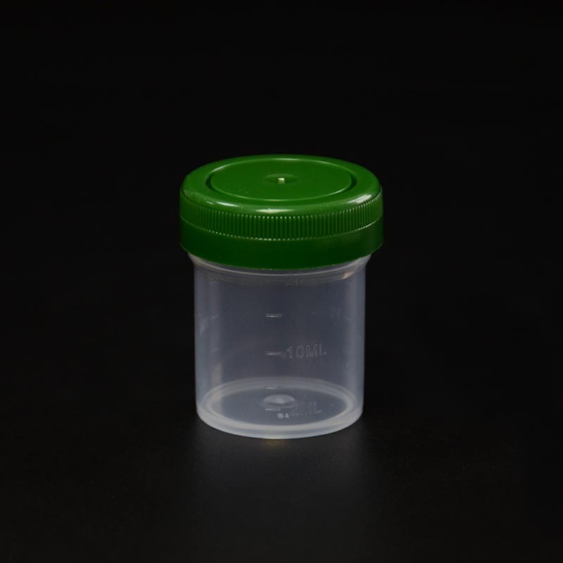 Mini recipiente para muestras de histología, vasos de 20 ml con tapón de rosca