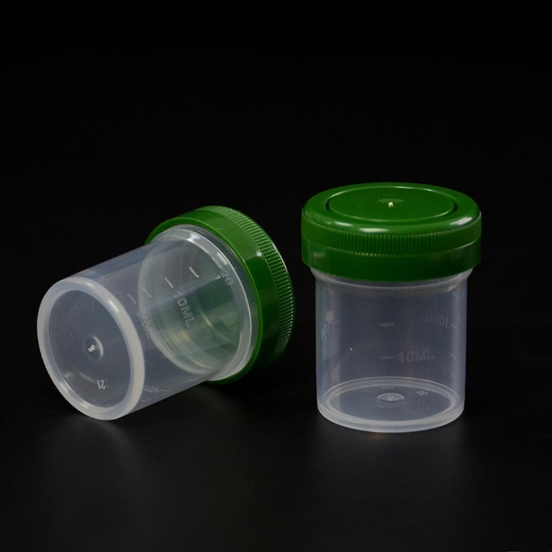 Mini recipiente para muestras de histología, vasos de 20 ml con tapón de rosca