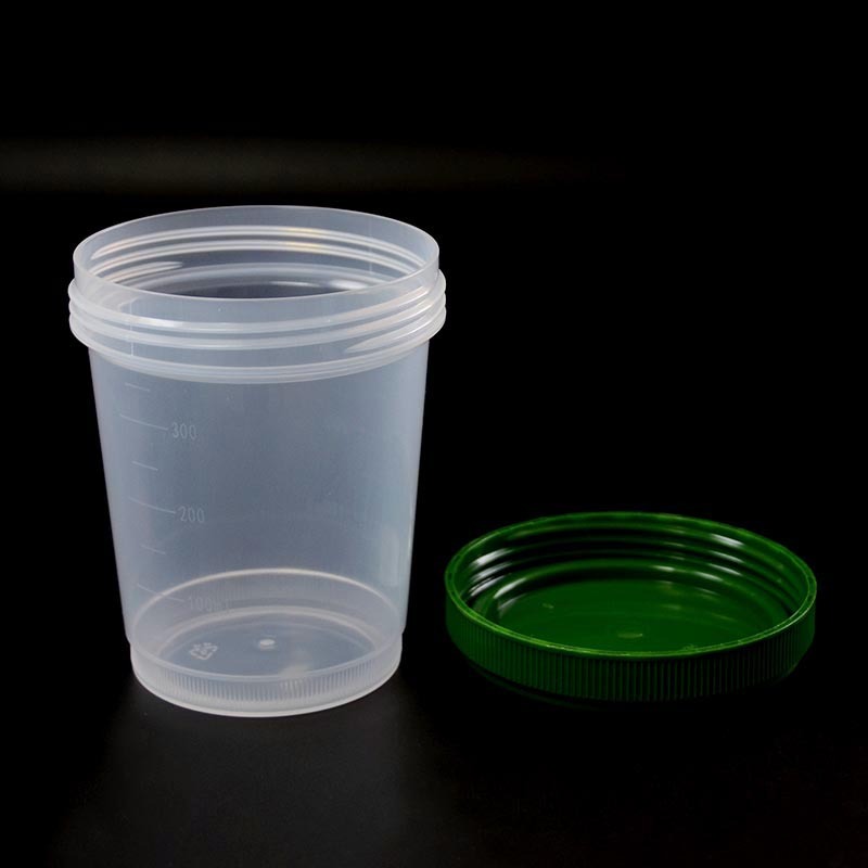 Tazas para uso en laboratorio, recipiente para muestras de histología de 500 ml con tapa de 95 kpa