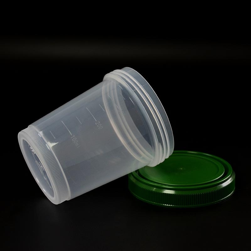 Tazas para uso en laboratorio, recipiente para muestras de histología de 500 ml con tapa de 95 kpa
