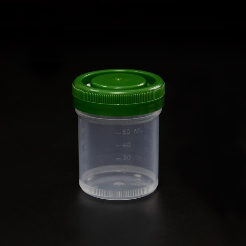 Contenedor de histología de 60 ml con tapa de rosca para uso en laboratorio