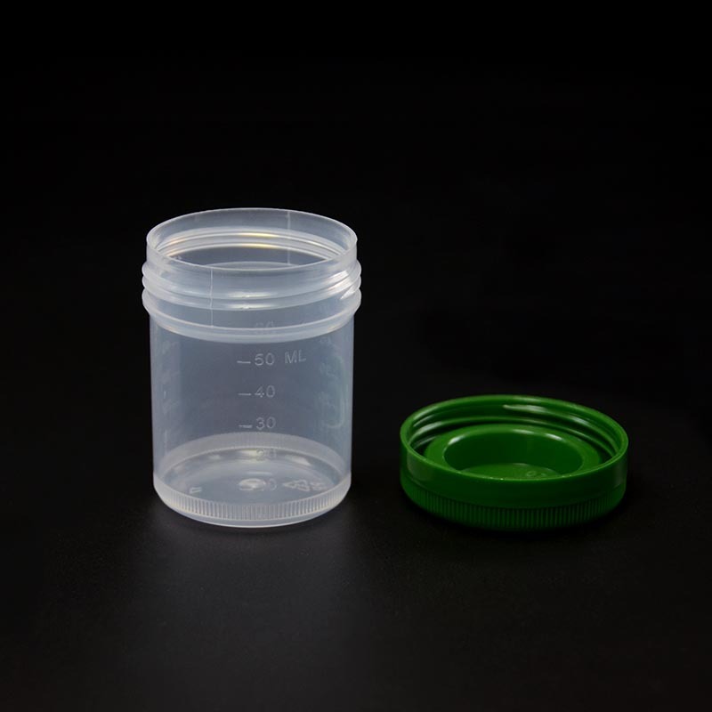Contenedor de histología de 60 ml con tapa de rosca para uso en laboratorio