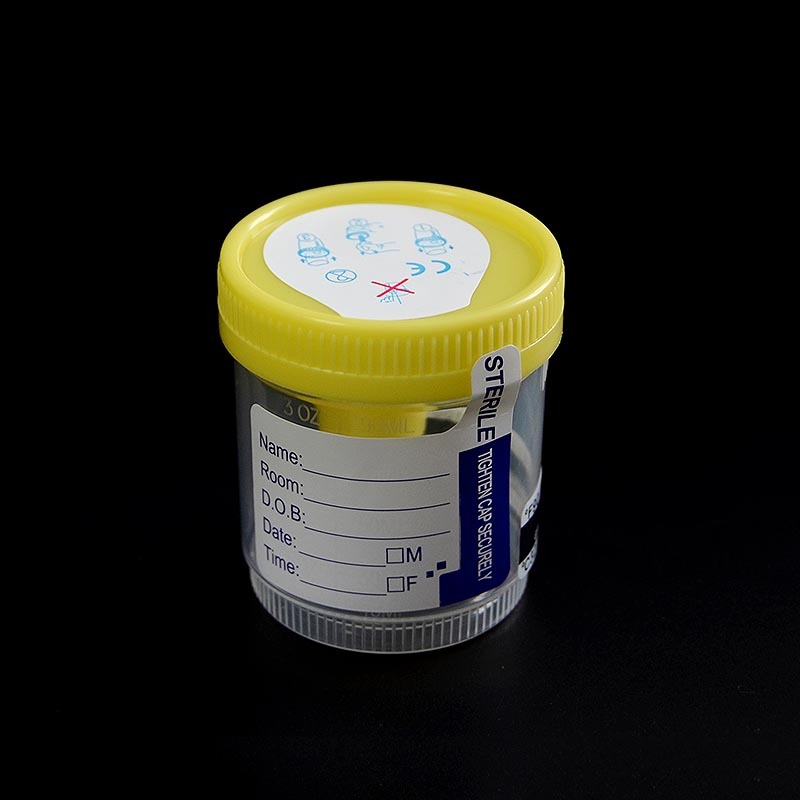 Beste 90ml Vakuum-Urinsammelbecher mit Temperaturstreifen