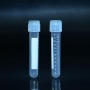 Poliproyleen 12 ml kultuurbuis met ronde bodem en dubbelposisie-dop