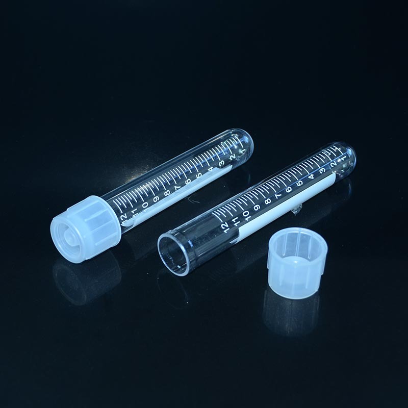 Tubos de cultivo de poliestireno de 12 ml de alta calidad con tapa de doble posición