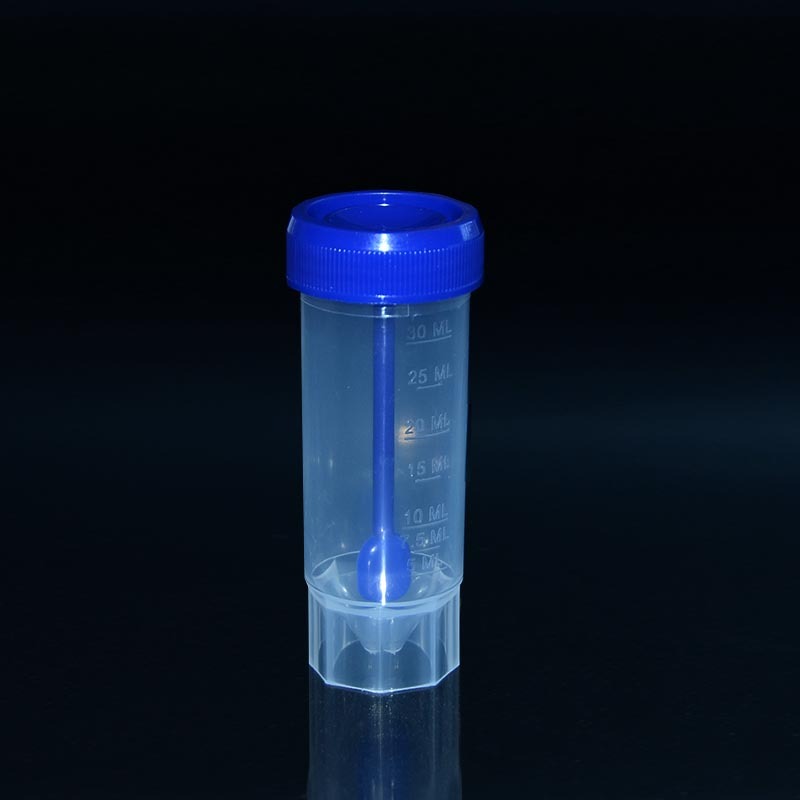 Tubos de recogida de taburetes de 30 ml de fondo plano