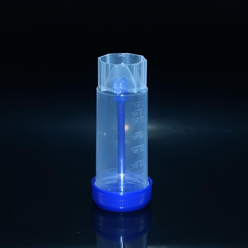 Tubos de recogida de taburetes de 30 ml de fondo plano