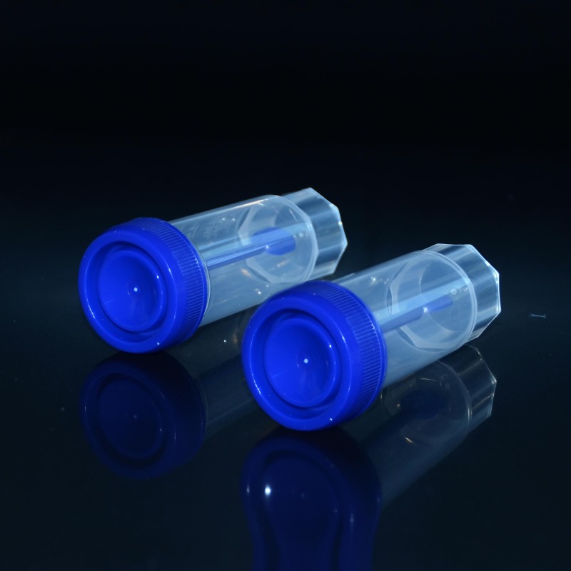 Tubos de recogida de taburetes de 30 ml de fondo plano