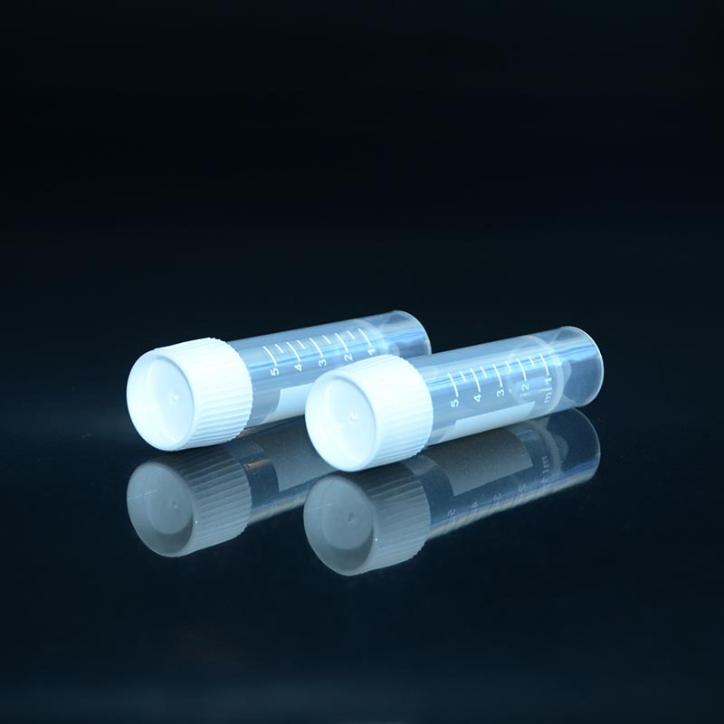 5 ml Transport-Standröhrchen mit weißem Schraubverschluss
