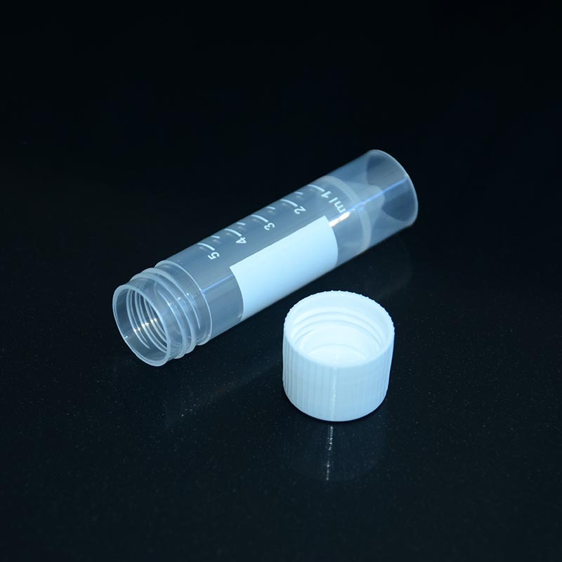 5 ml Transport-Standröhrchen mit weißem Schraubverschluss