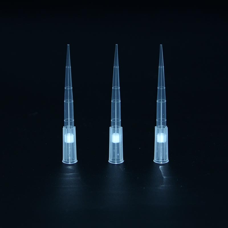 350ul klare Universal-Pipettenspitzen mit Filter