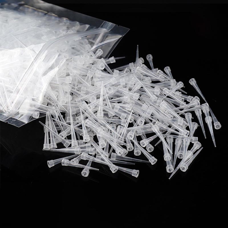 Puntas de pipeta al por mayor en bolsas de 10 ul, 200 ul, 1000 ul y 1250 ul