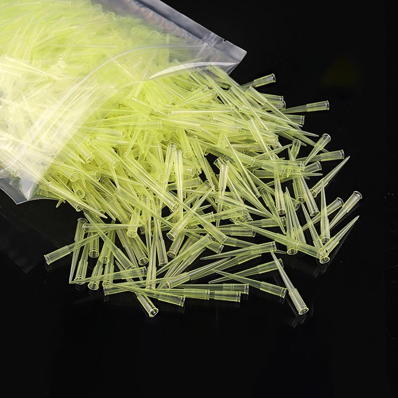 Puntas de pipeta al por mayor en bolsas de 10 ul, 200 ul, 1000 ul y 1250 ul