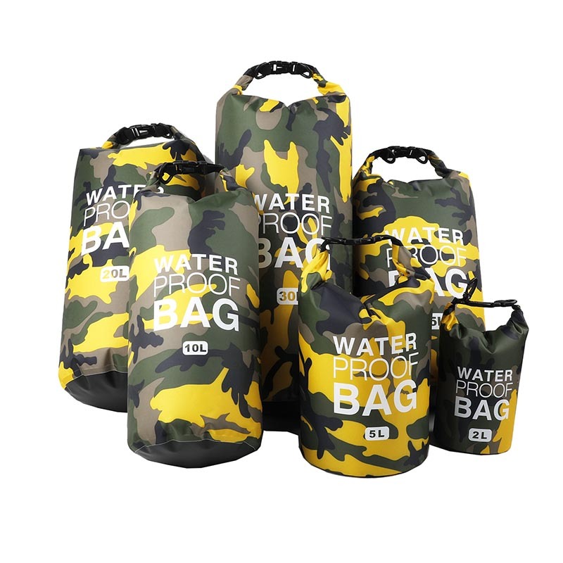 Bolsa impermeável para exterior em cor camuflada