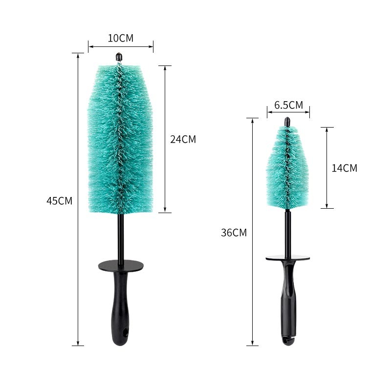 Conjunto de escovas de limpeza de carro para embalagem de lâmpadas