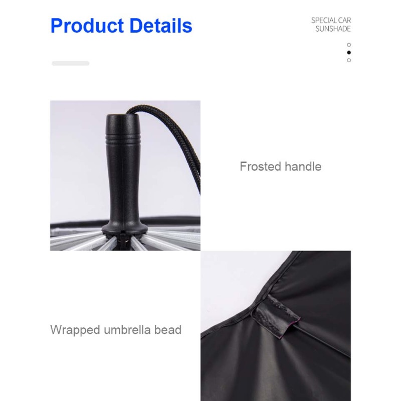 Pára-brisa de carro revestido de prata com isolamento térmico Acessórios para carro