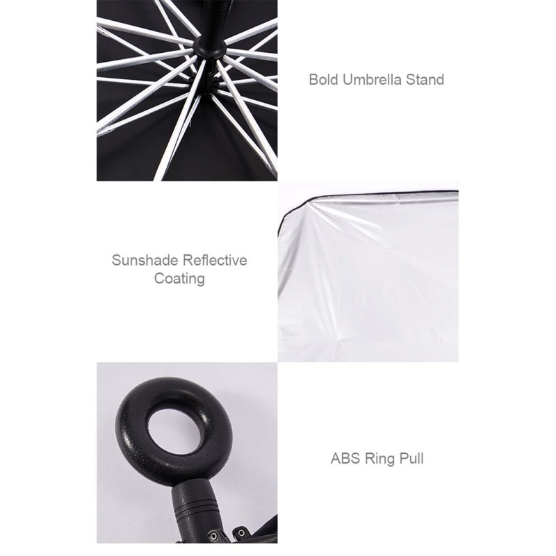 Pára-brisa de carro revestido de prata com isolamento térmico Acessórios para carro