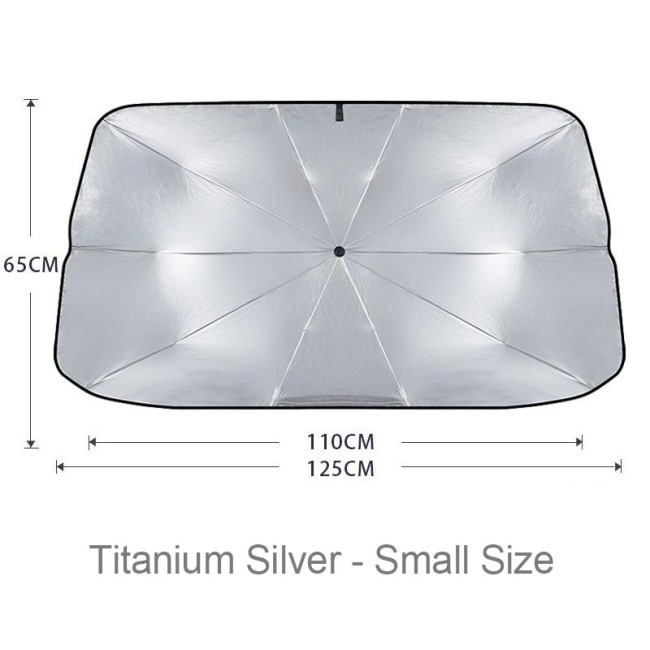Pára-brisa de carro revestido de prata com isolamento térmico Acessórios para carro