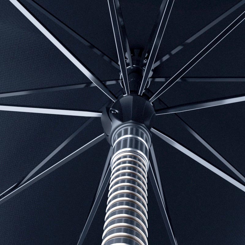 Guarda-sol para pára-brisa de carro com alça flexional dobrado