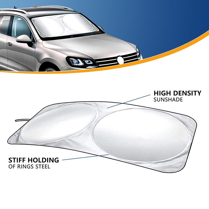 170T prata Windshiled acessórios para pára-sol de carro