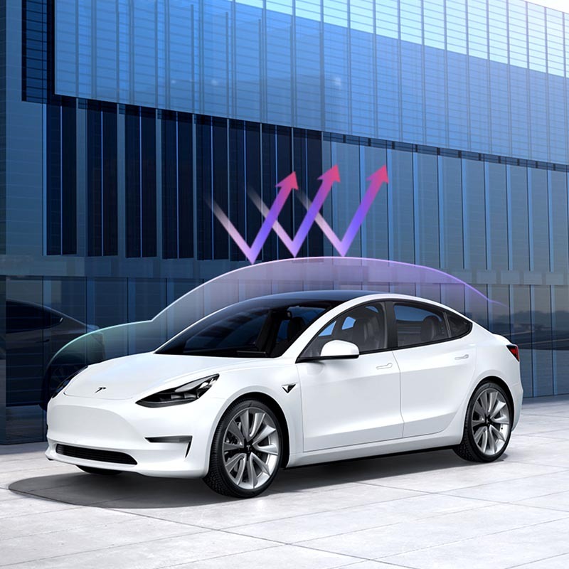 Viseira solar do teto solar do carro para Tesla