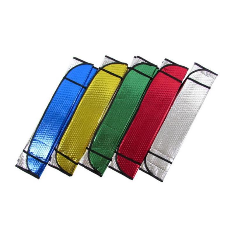 Guarda-sol colorido de folha de alumínio com bolha dupla face de 5 camadas para carro