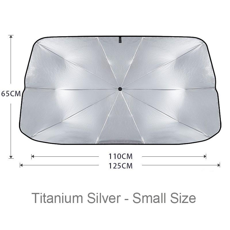 Heat-insulated Silver Coated Car Windshield Sun Shade Car Accessories