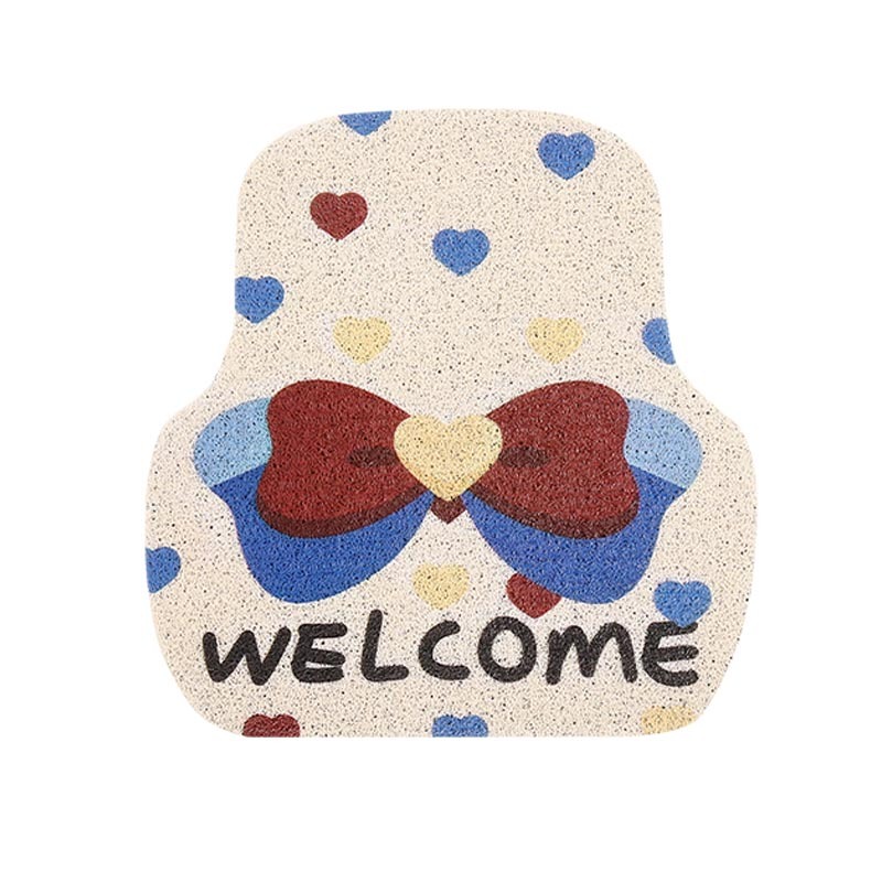 Hard-wearing Universal Car Mats with Heart and Butterfly Printing