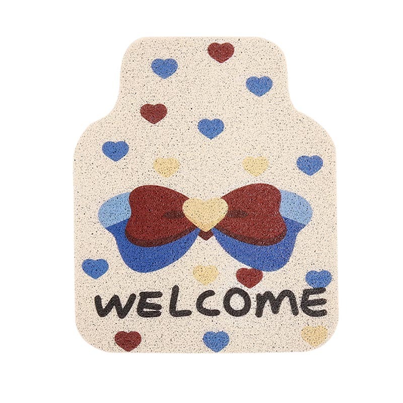 Hard-wearing Universal Car Mats with Heart and Butterfly Printing