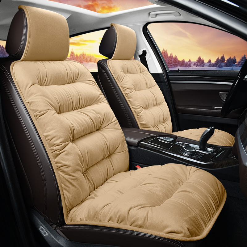 Winter New Short Plush Car Seat Cushion