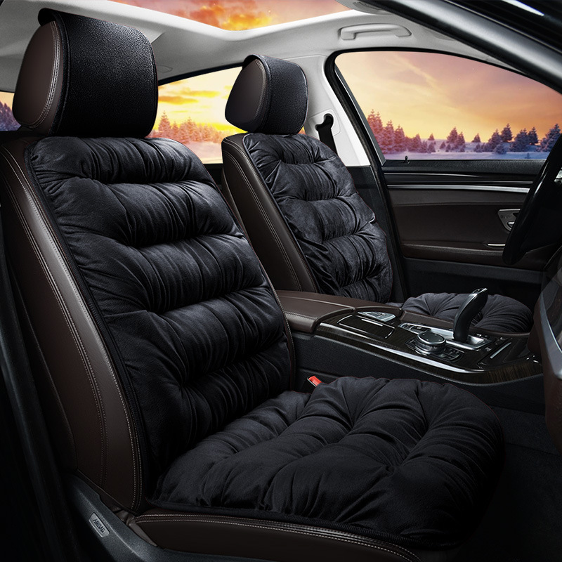 Winter New Short Plush Car Seat Cushion