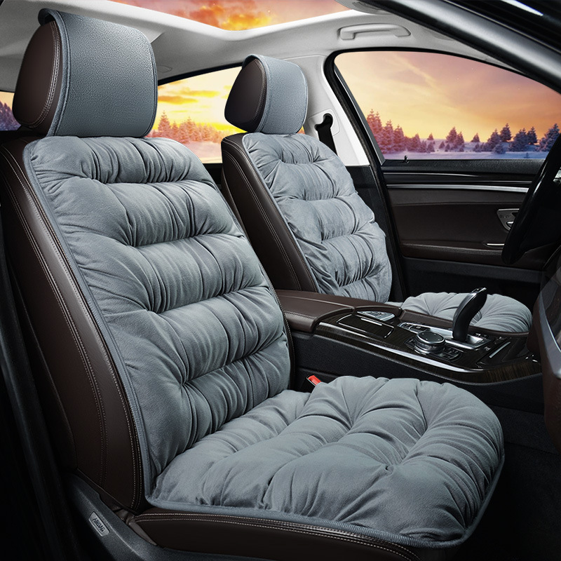 Winter New Short Plush Car Seat Cushion