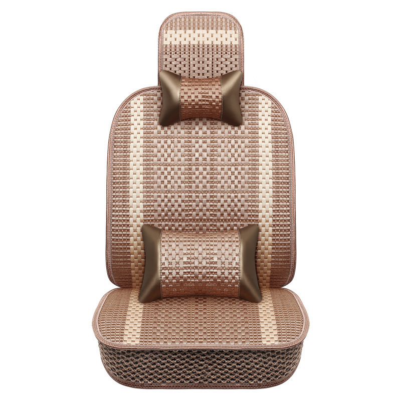 Almofada de assento de carro respirável para resfriamento de verão com encosto