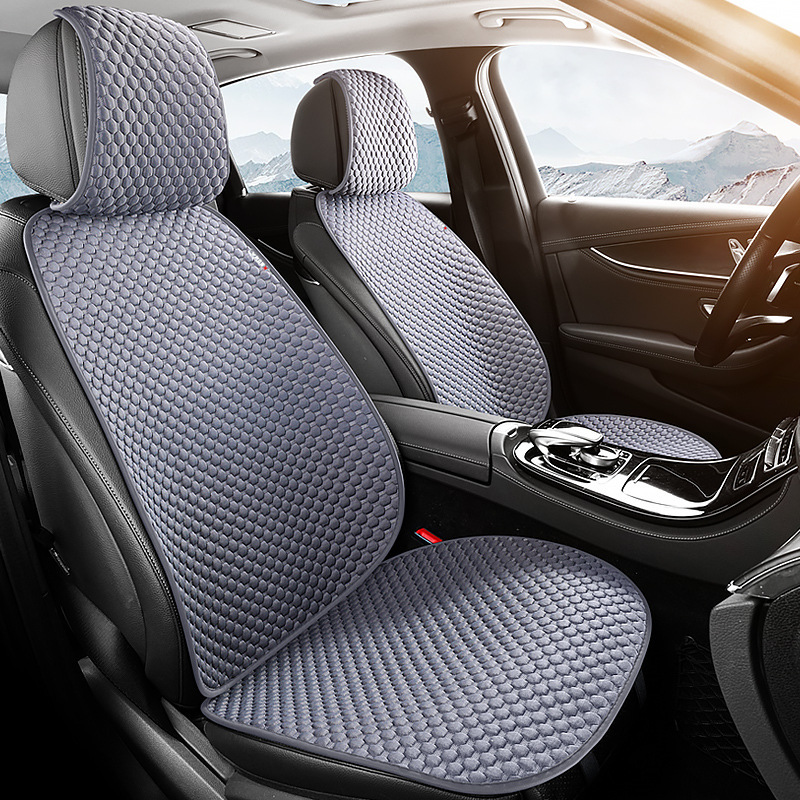 Almofada de assento de carro em tecido com sensação de gelo tipo dividido para o verão