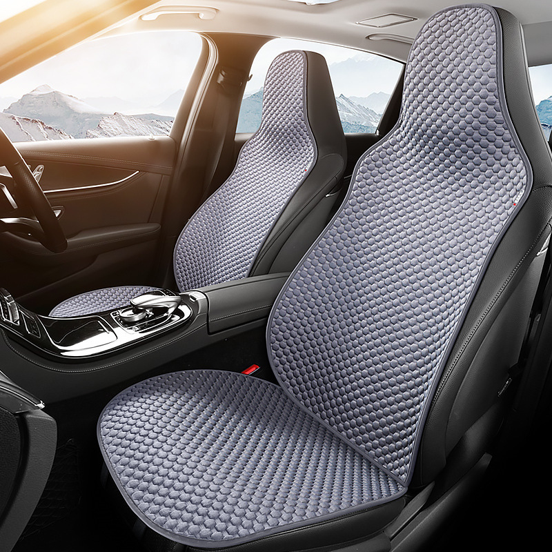 Almofada de assento de carro de seda gelada de resfriamento de peça única