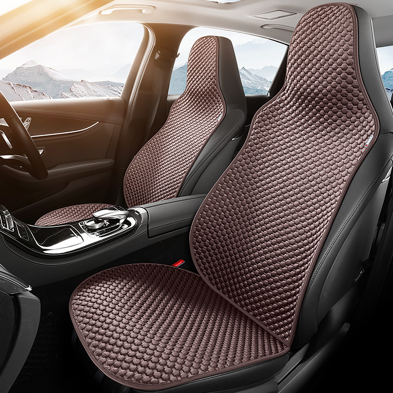 Almofada de assento de carro de seda gelada de resfriamento de peça única